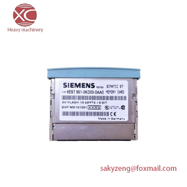SIEMENS 6ES7951-0KD00-0AA0 S7 Memory Card - Industrial Control System Module