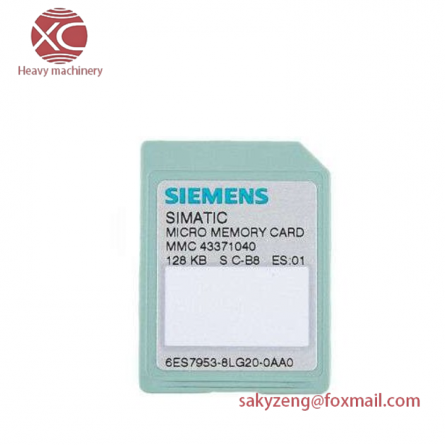 SIEMENS 6ES7953-8LG20-0AA0: Micro Memory Card for Efficient Data Management