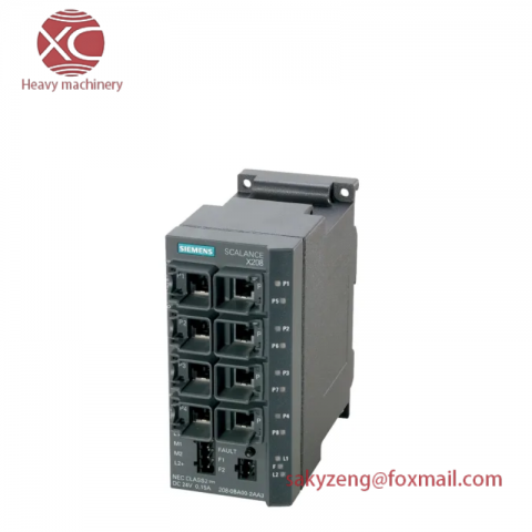 SIEMENS 6GK5208-0BA10-2AA3 - SCALANCE X208 Pro Managed IE Switch
