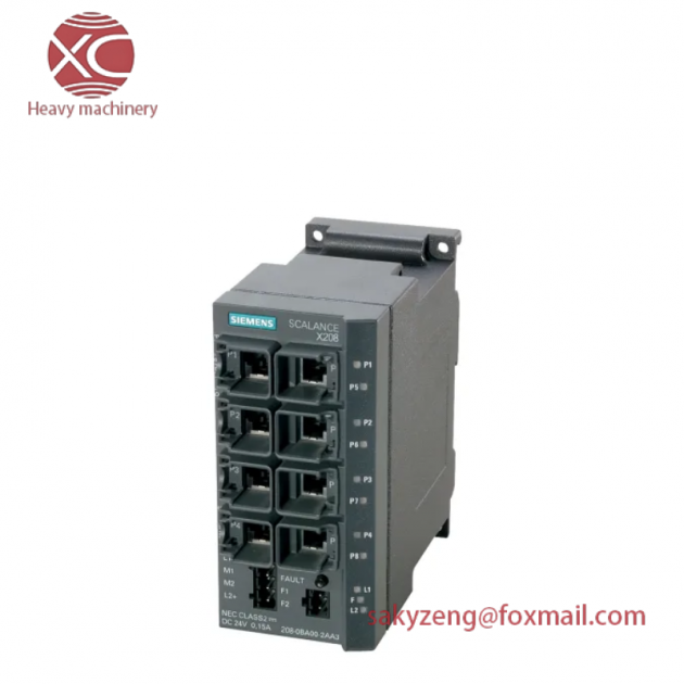 SIEMENS 6GK5208-0BA10-2AA3 - SCALANCE X208 Pro Managed IE Switch