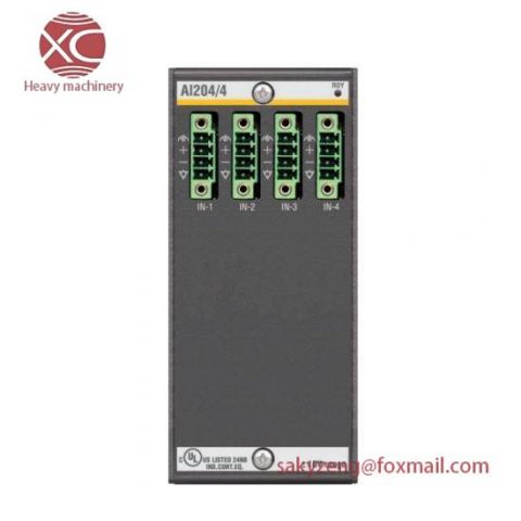 Bachmann AI2044: High-Precision Analog Input Module for Industrial Control Systems