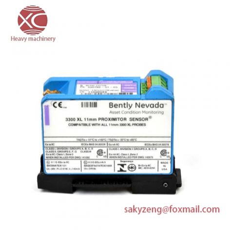 Bently Nevada 330780-X1-CN: Proximity Sensor for Advanced Industrial Control Systems