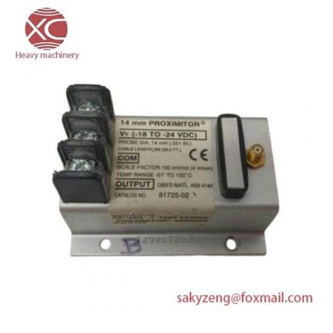 Bently Nevada 81725-02 Proximity Transducer for Industrial Automation