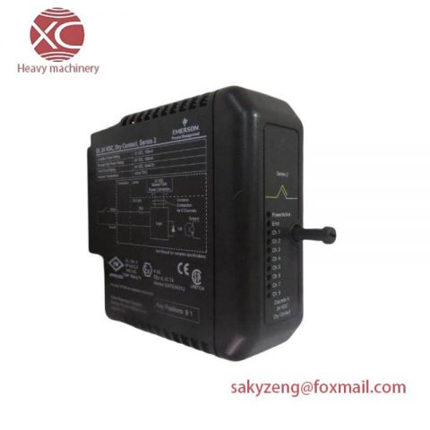 Emerson KJ3201X1-BA1 | DI 8-Channel 24 VDC DRY CONTACT Module