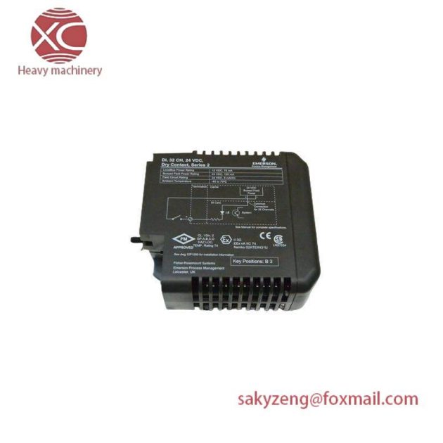 EMERSON KJ3222X1-EA1: Industrial Grade Input Module for Precise Control Systems