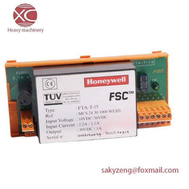 Honeywell FTA-T-15 Digital Input Module - Advanced Control for Industrial Automation