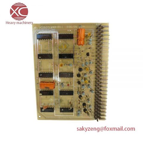 GE IC3600VANB1D1C: Advanced Control PLC Annunciator Board for Industrial Automation