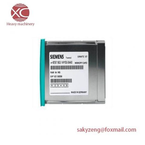 Siemens 6ES7952-1AS00-0AA0 RAM Memory Card