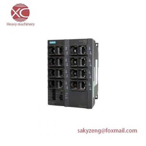 Siemens SCALANCE X116 Ethernet Switch, Model 6GK5116-0BA00-2AA3, Standard Module