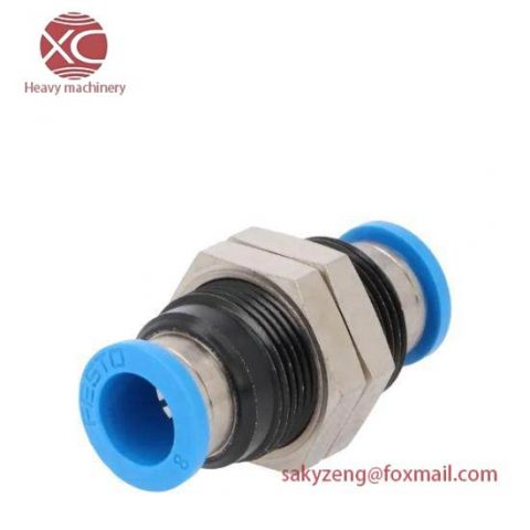 Festo QSS-8 153159: Push-In Bulkhead Connector 8mm NOP